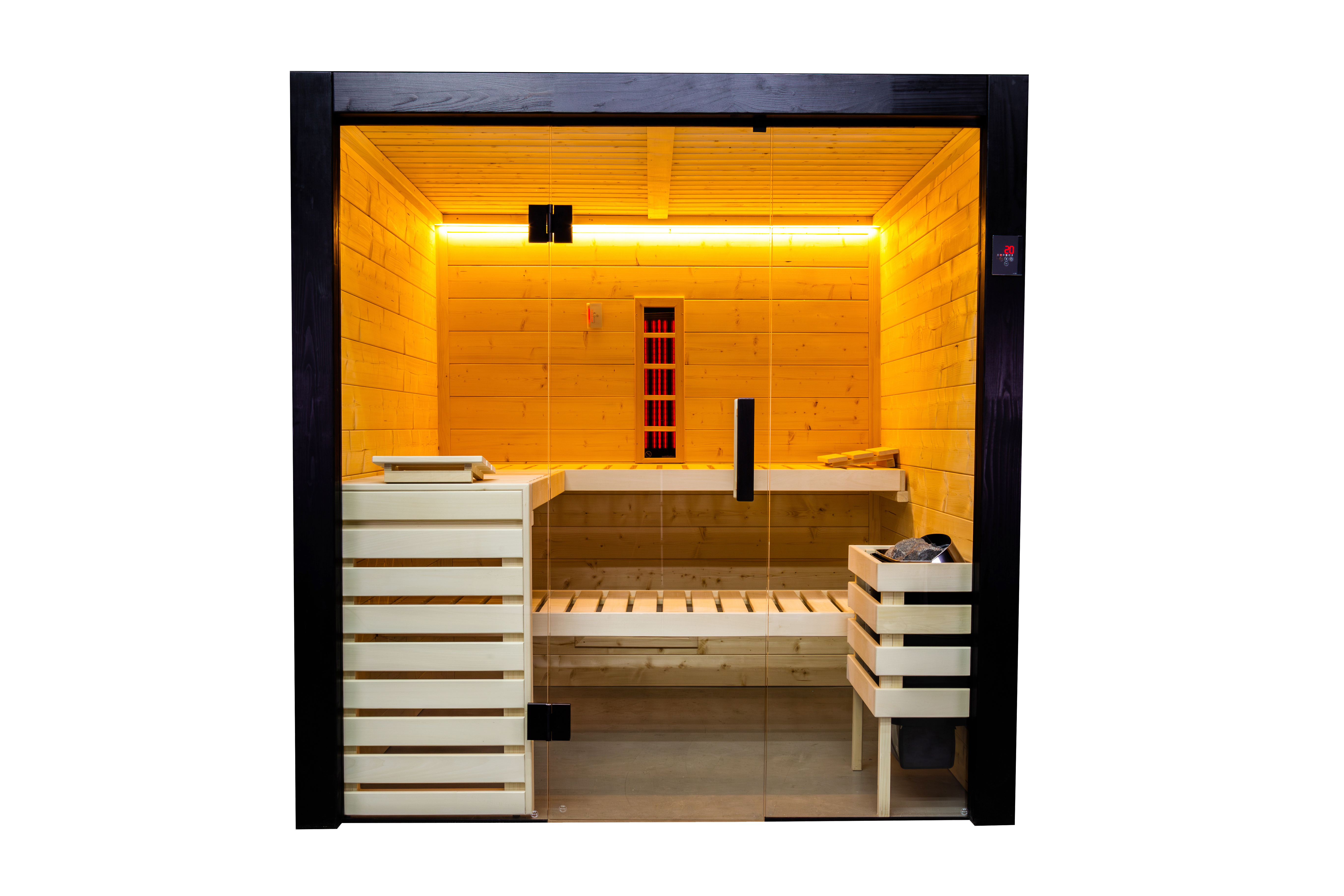 Saunakabine Harvia Family Infra Medium - Fin Set