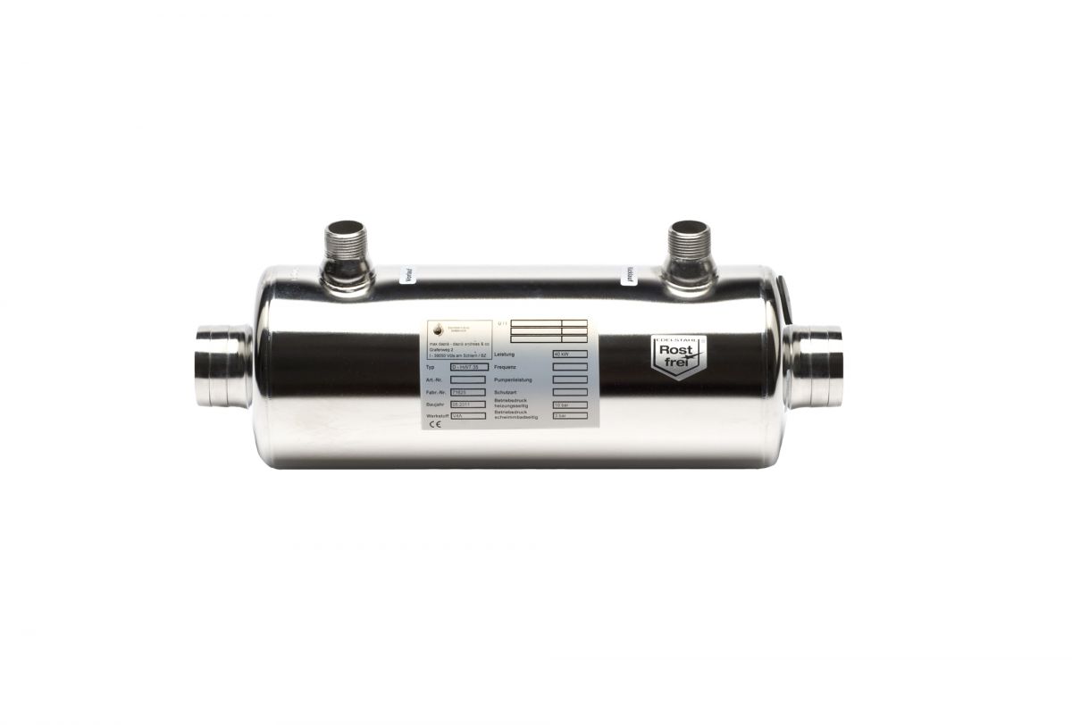 Heizungswärmetauscher HWT 35/42 KW V4A für Pool