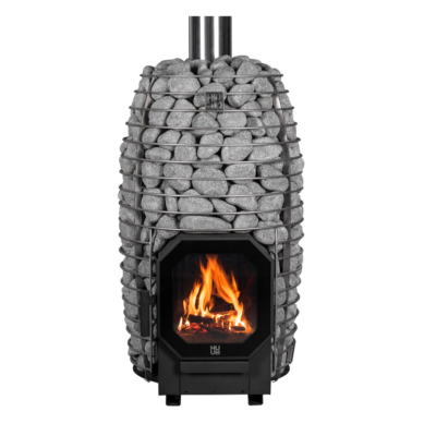 Huum HIVE Flow mit Holz beheizter Saunaofen