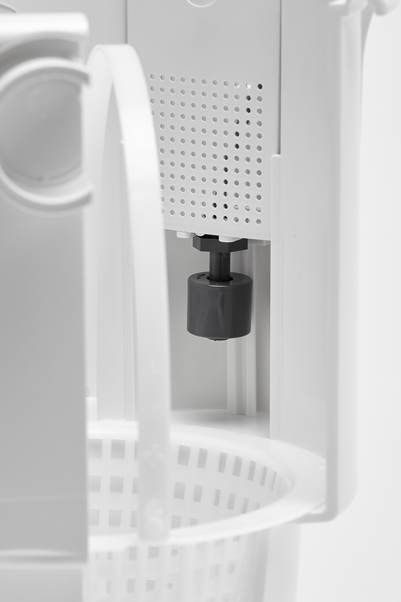 Skimmer Ocean De Luxe M5 Edelstahleinsätze A4 ABS weiss Doppellippendichtung Ocean-Einzelverpackung