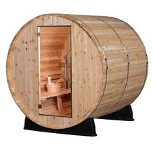PINNACLE FASSSAUNA aus Kanadische Western Red Cedar/ 1830mm x 1810mm