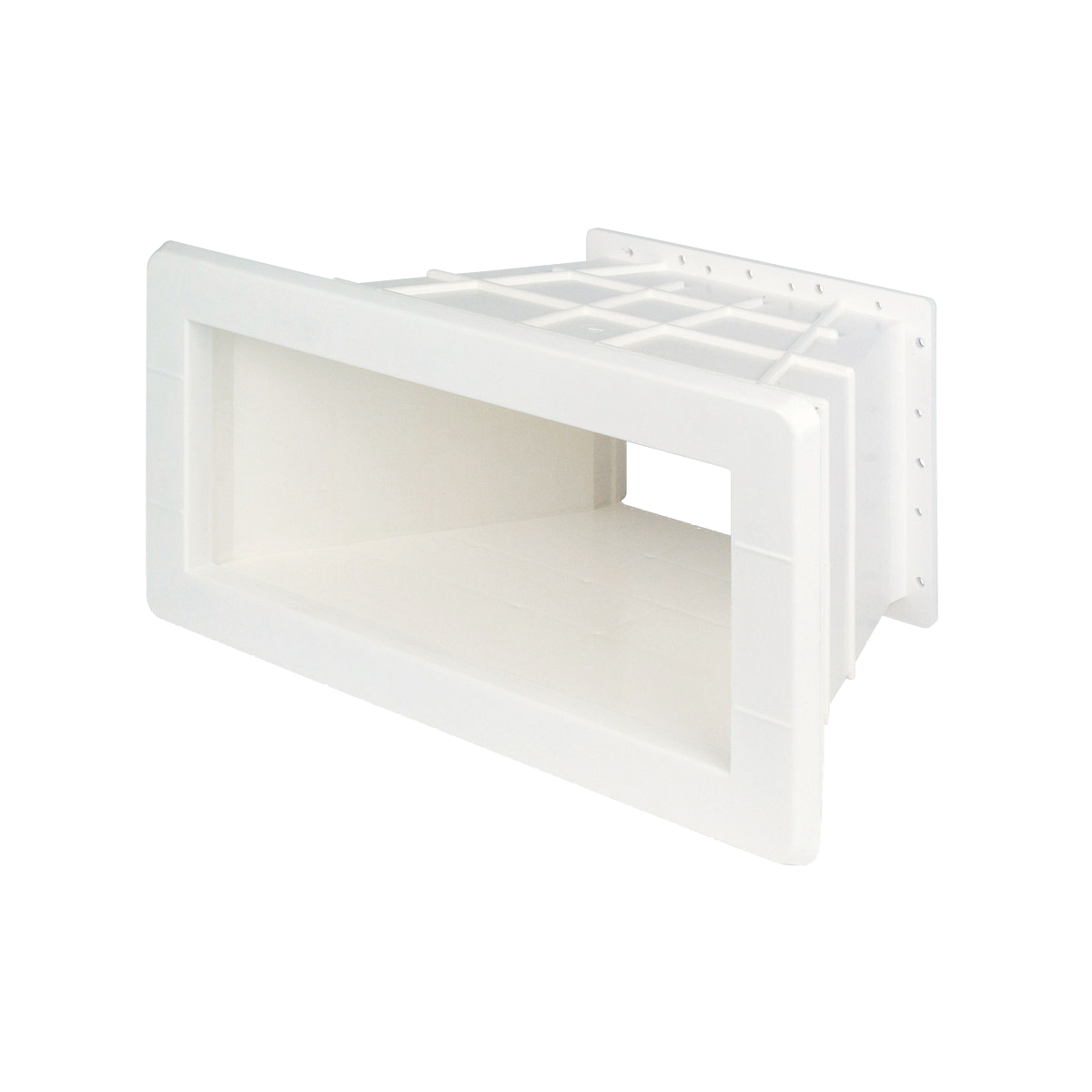 Verbreiterung für Skimmer Ocean® M5 Edelstahleinsätze A4 ABS weiss