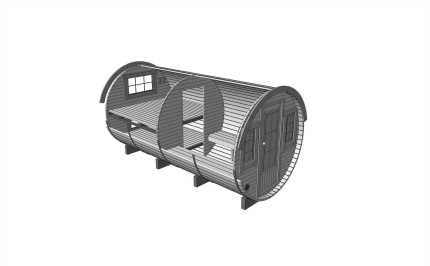 SCHLAFFASS Ø2,2 X 4,4 M MAXI FAMILIE 4|2