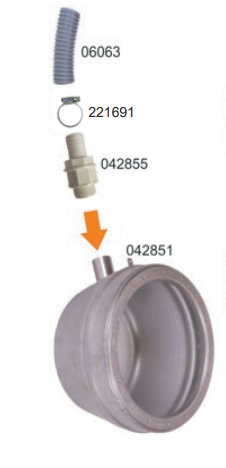 Einbaunische V4A für Folienbecken