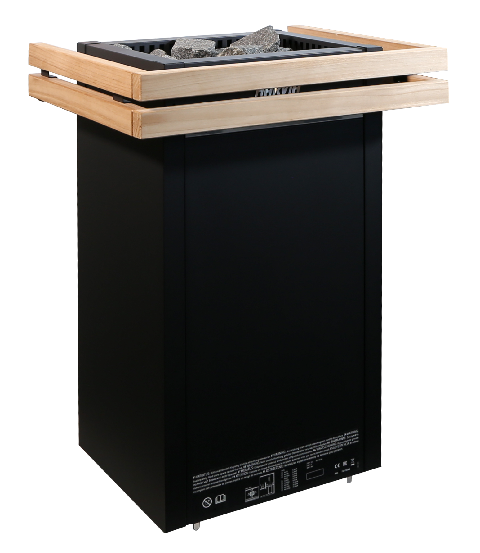 Harvia Virta 9,0 kW schwarz 400V ohne Reling