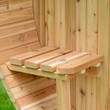 WESTON FASSSAUNA aus Kanadische Western Red Cedar/ 1830mm x 2440mm WESTON FASSSAUNA aus Kanadische Western Red Cedar/ 1830mm x 2440mm