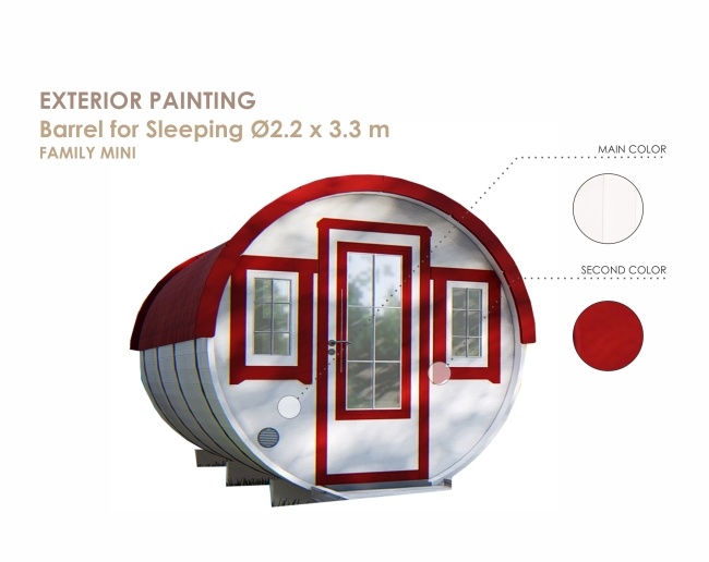 SCHLAFFASS Ø2,2 X 3,3 M FAMILIE MINI 