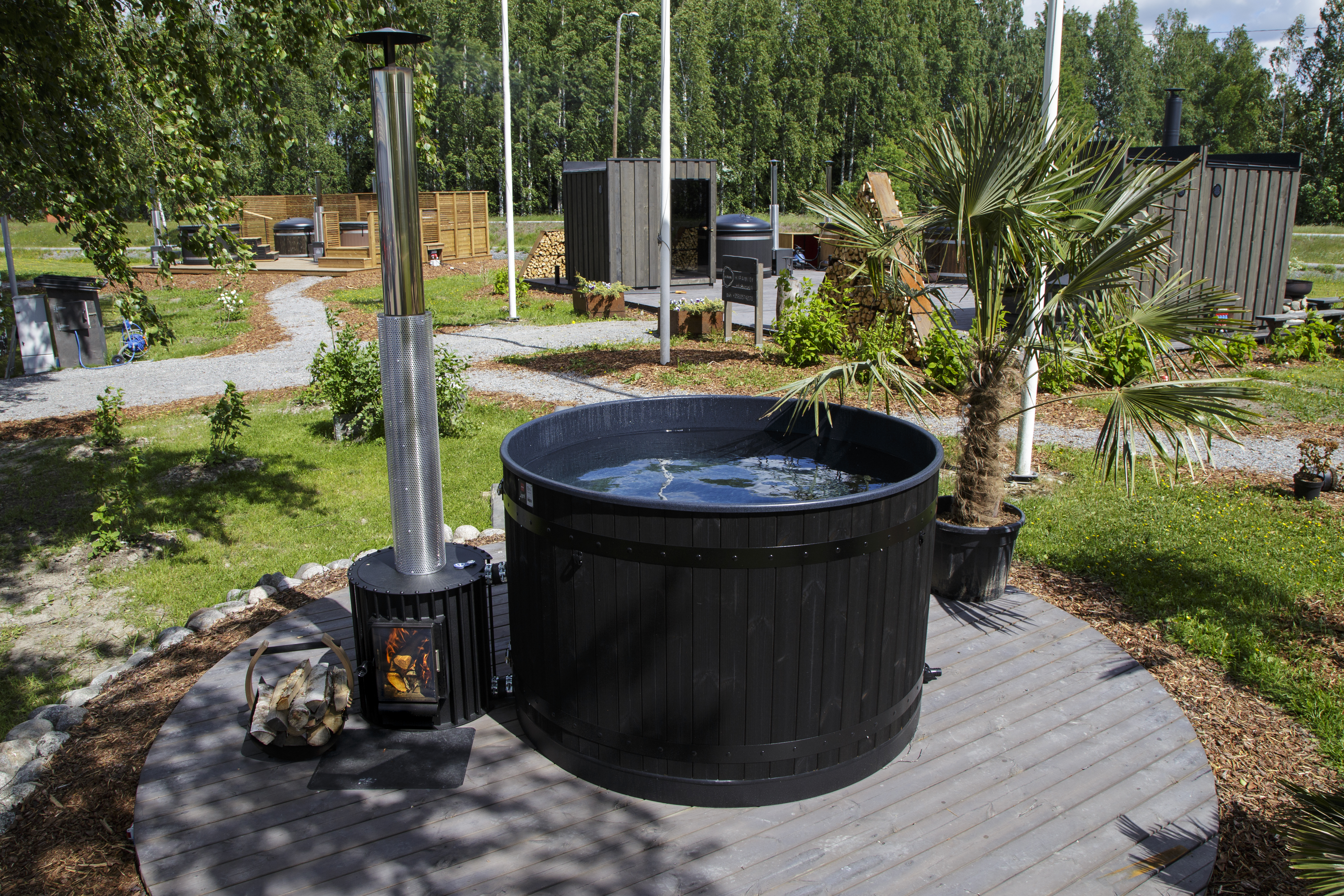 Harvia Legend Hot tub (inkl. Filtersystemanschluss) für 4-6 Personen