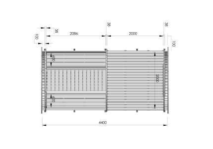 SCHLAFFASS Ø2,2 X 4,4 M MAXI FAMILIE 4|2