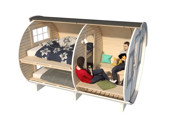 SCHLAFFASS Ø2,2 X 3,3 M FAMILIE MINI 