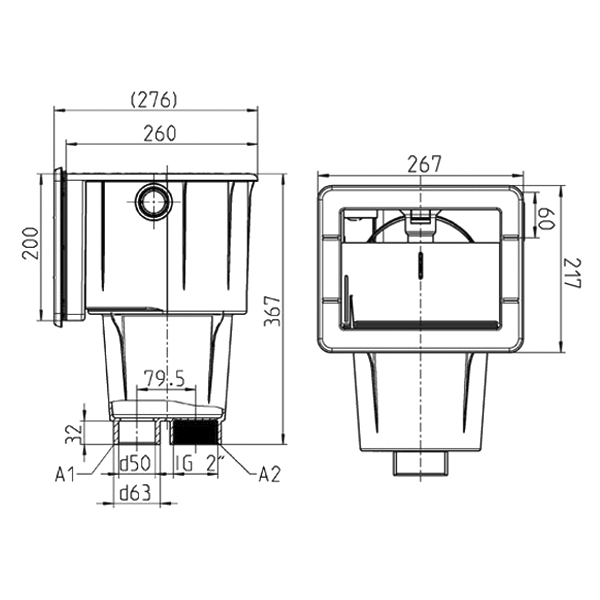Skimmer Ocean De Luxe M5 Edelstahleinsätze A4 ABS weiss Doppellippendichtung Ocean-Einzelverpackung