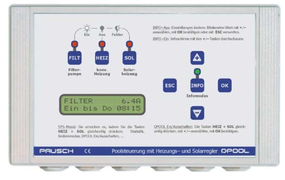 D-POOL Filtersteuerung 230/400V