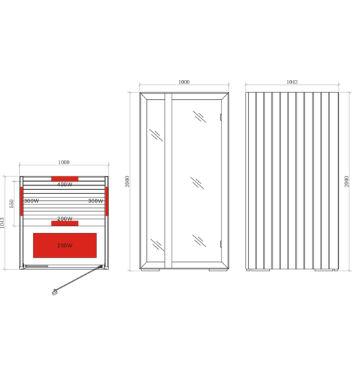 Onni Mini Element Infrarotkabine