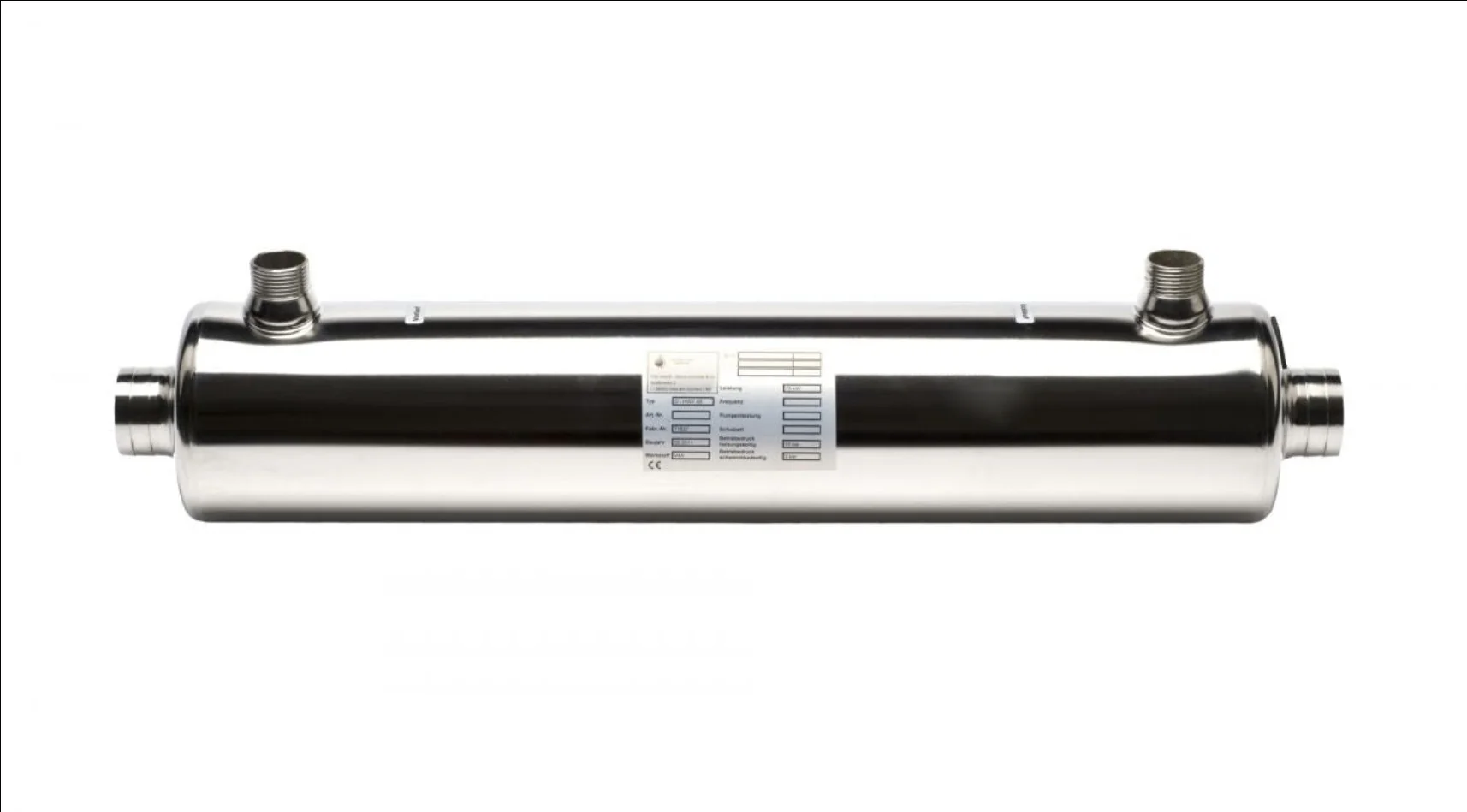 Heizungswärmetauscher HWT 65/76 KW V4A für Pool