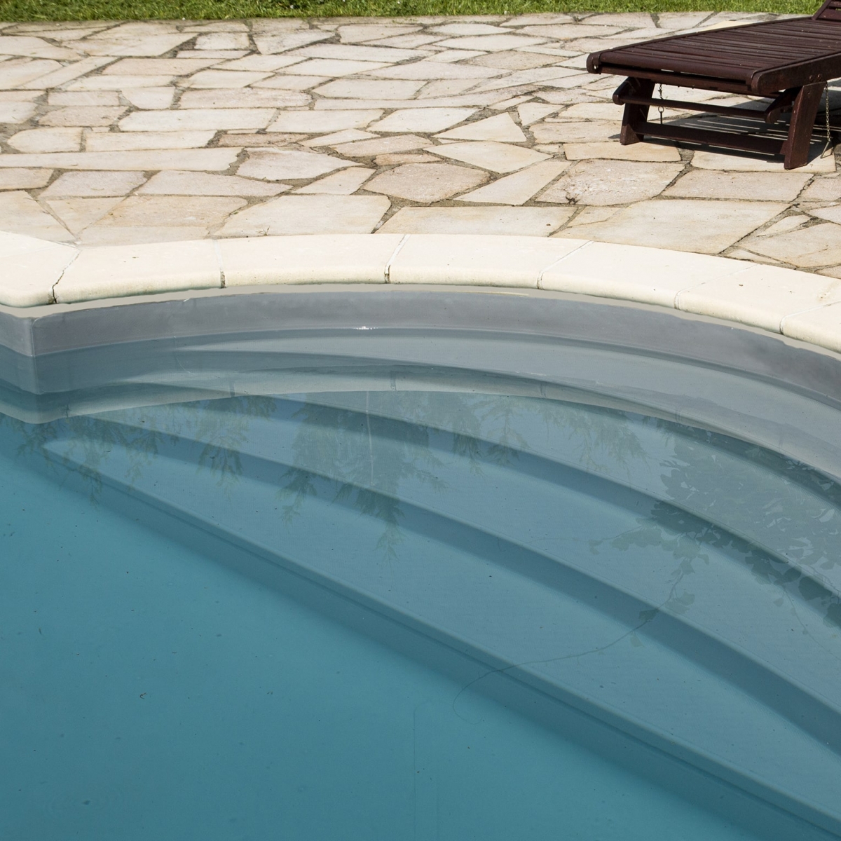 ACRYL Schwimmbadfolie deluxe , 165 cm,25m Rolle dunkelgrau