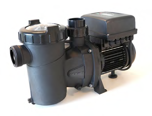 Ocean® Filterpumpe Inver iQ 300 drehzahlgeregelt 30m³/h bei 10m, P1 2,53 kW, P2 2,2 kW 230V