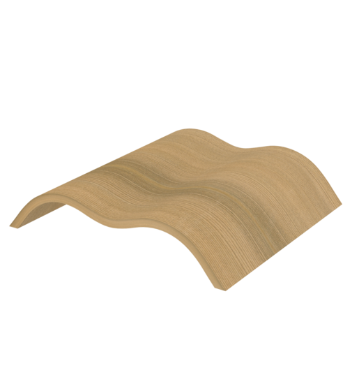 Kopfstütze Wave Red Cedar