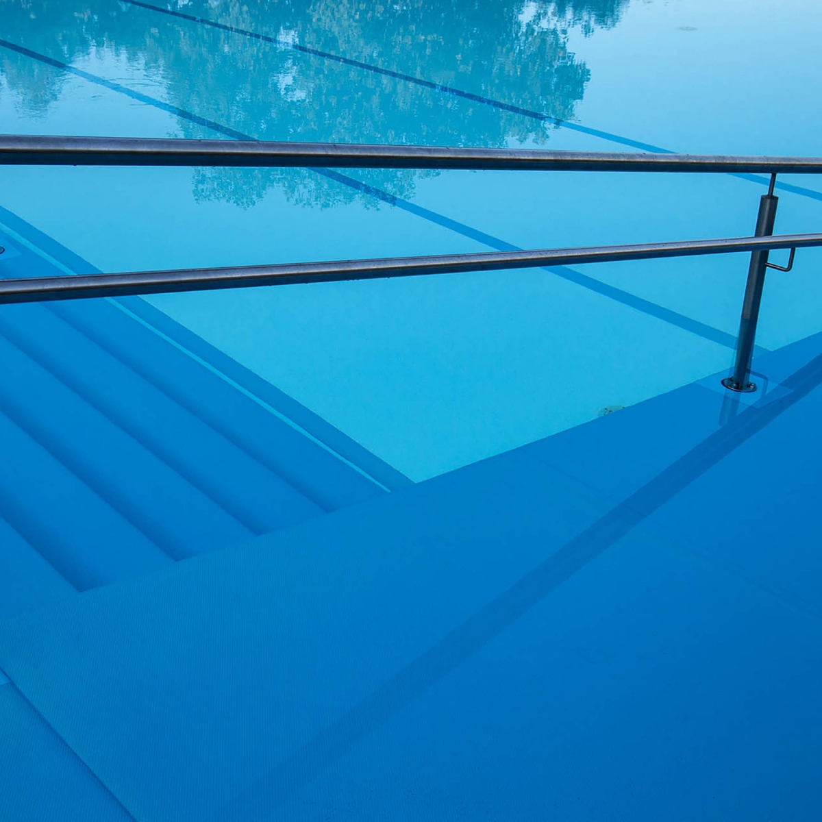 ACRYL Schwimmbadfolie deluxe , 165 cm,25m Rolle hellblau