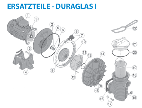 Entleerungsschraube für Star Rite Pentair Pumpe 1/4"