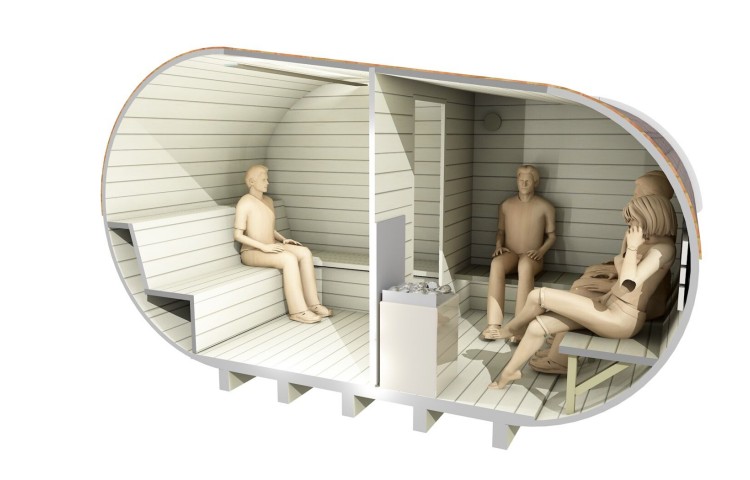 GENUSS-SAUNA 2,4 X 4,3 Standard 