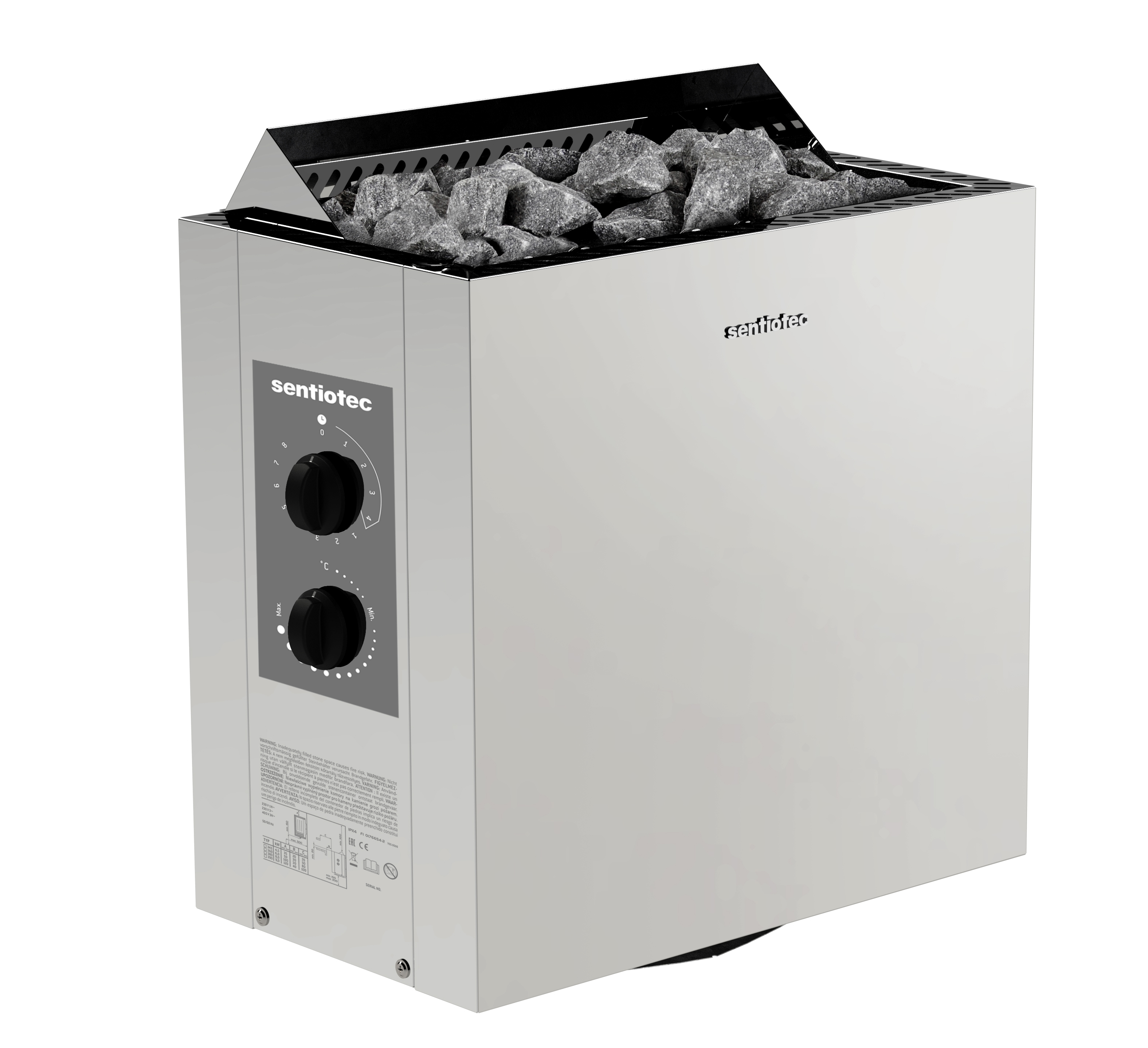 Saunaofen Finnisch Qubic  mit integrierter Steuerung von 9,0kW