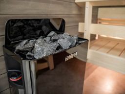 Harvia The Wall Saunaofen mit integrierter Steuerung  9,0KW black